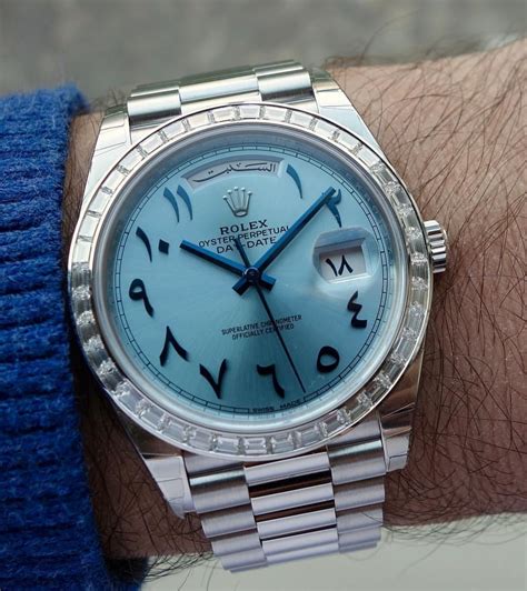 day date arabic rolex|rolex watch with arabic numbers.